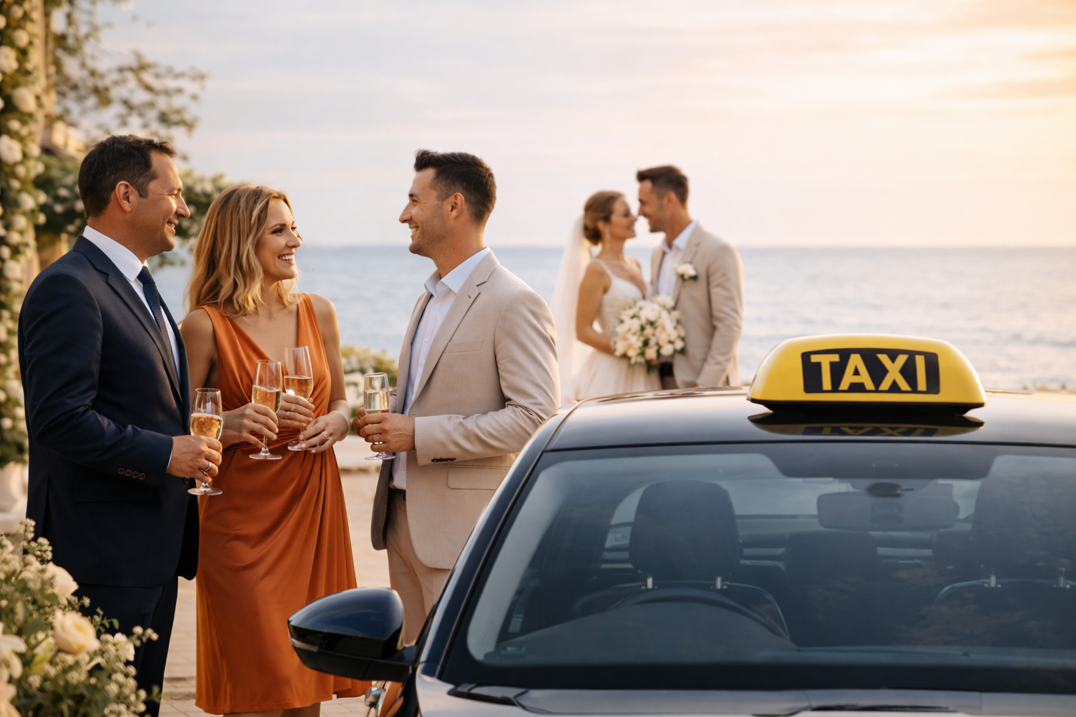 Taxi prijevoz za vjenčanja i događanja u Šibeniku – Organizacija prijevoza za goste